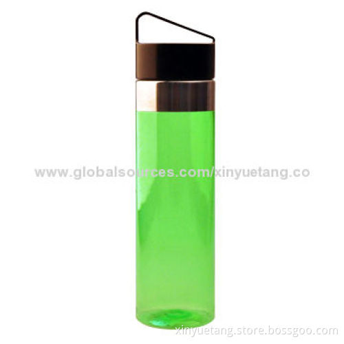 750ml BPA Free Tritan Sports Water Bottle with Metal Handle Top